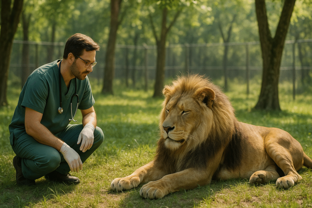 Vantara Rescued Lions
