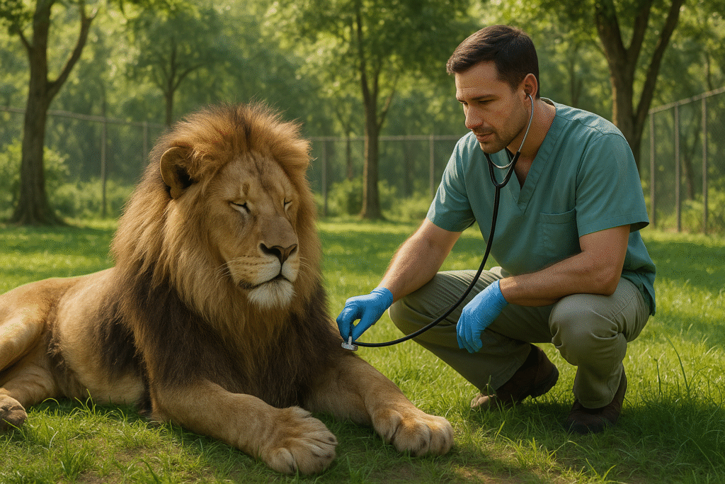 Vantara Rescued Lions