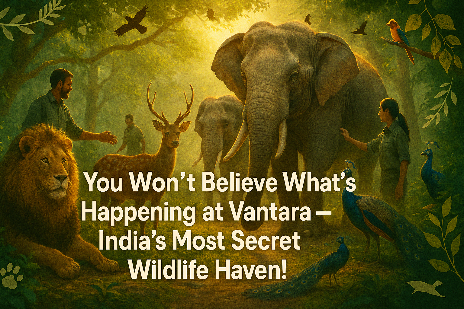Vantara You Won’t Believe What’s Happening at Vantara India’s Most Secret Wildlife Haven!