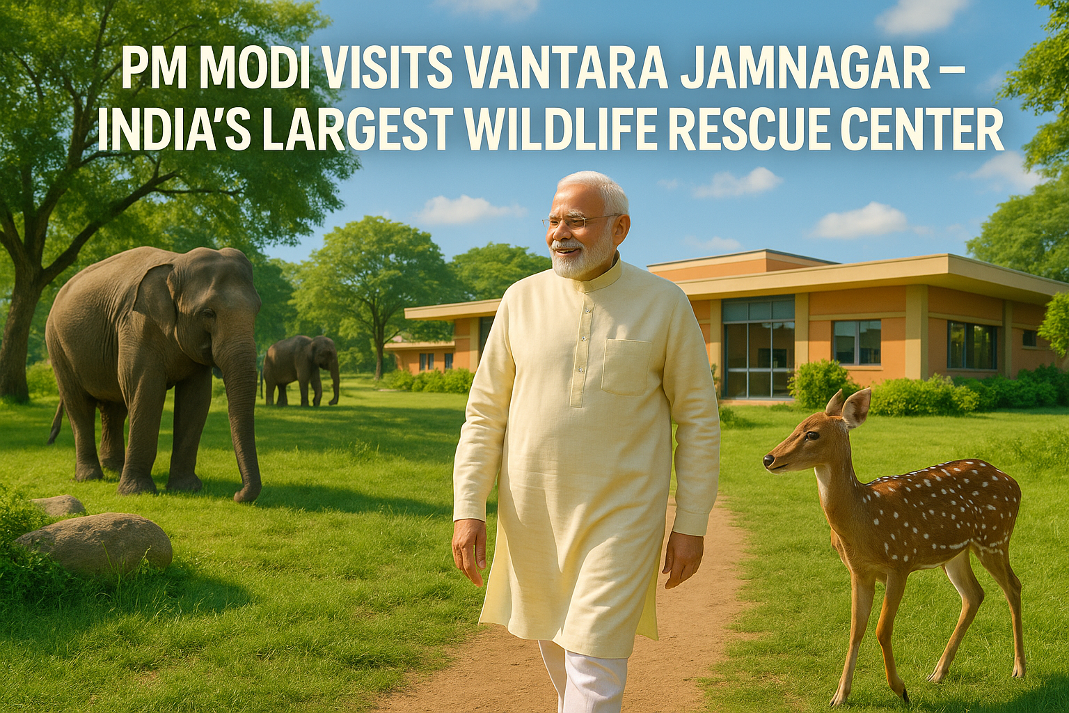 modi visit vantara