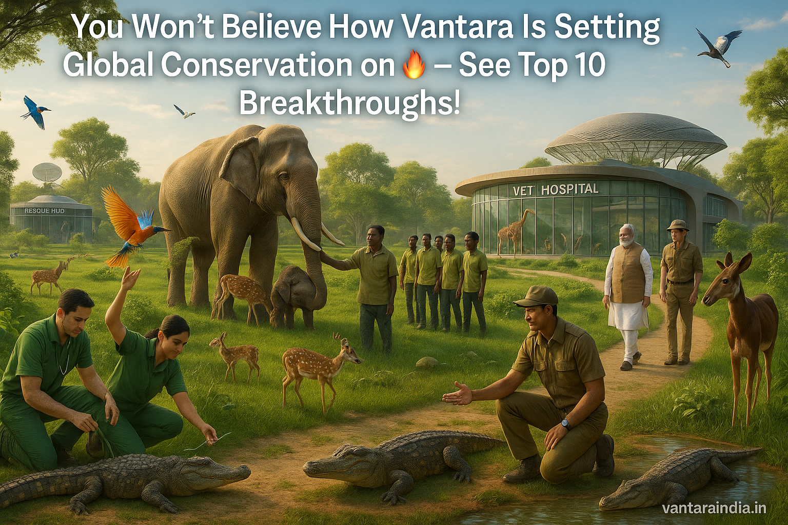 Futuristic Wildlife Sanctuary vantara